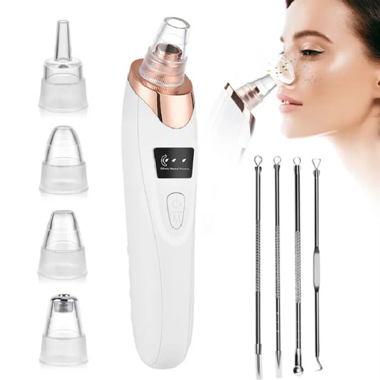 3-Mode Blackhead Remover – Face Vacuum & Dead Skin Cleansing Beauty Machine
