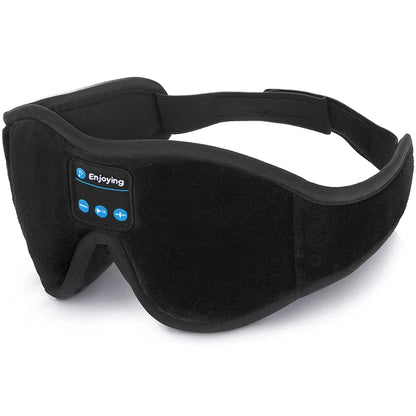 Bluetooth Sleep Mask with Headphones – 3D Eye Mask with Built-in HD Speakers