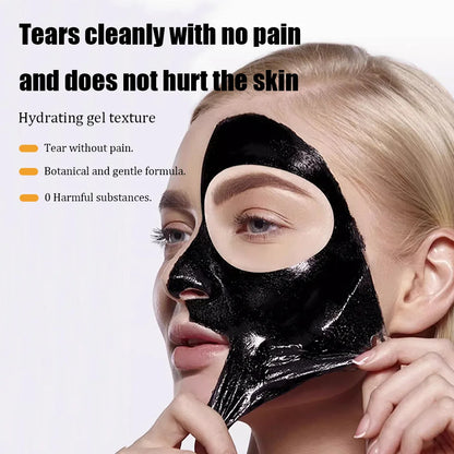60g Bamboo Charcoal Fiber Mask – Deep Cleansing & Blackhead Removal Exfoliating Treatment