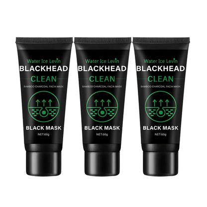 60g Bamboo Charcoal Fiber Mask – Deep Cleansing & Blackhead Removal Exfoliating Treatment