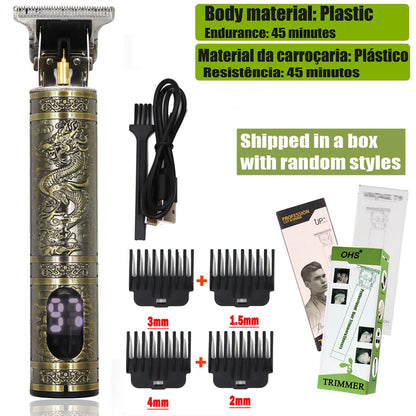 T9 Electric Hair Clipper – Beard & Body Trimmer for Men, 0mm Precision Shaver