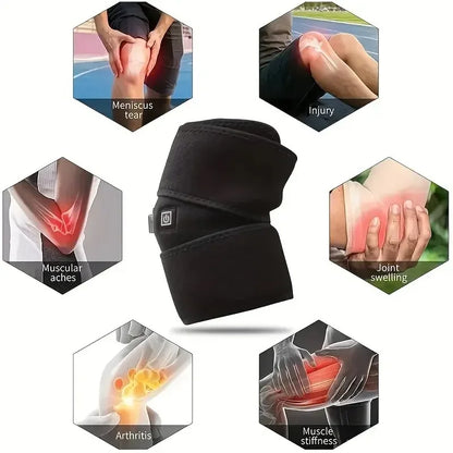 Electric Knee Heating Pad – USB Heated Knee Brace for Arthritis & Joint Pain