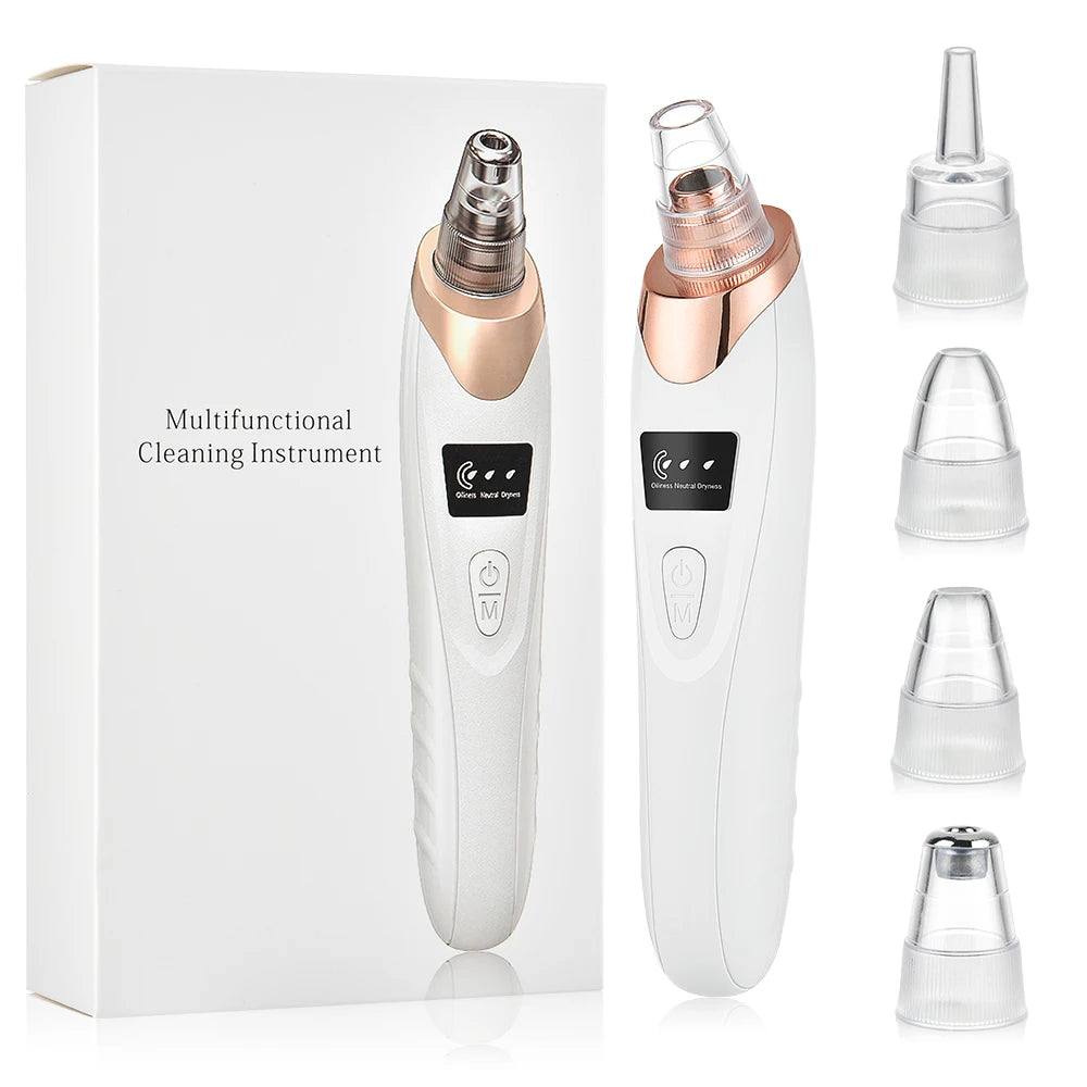 3-Mode Blackhead Remover – Face Vacuum & Dead Skin Cleansing Beauty Machine