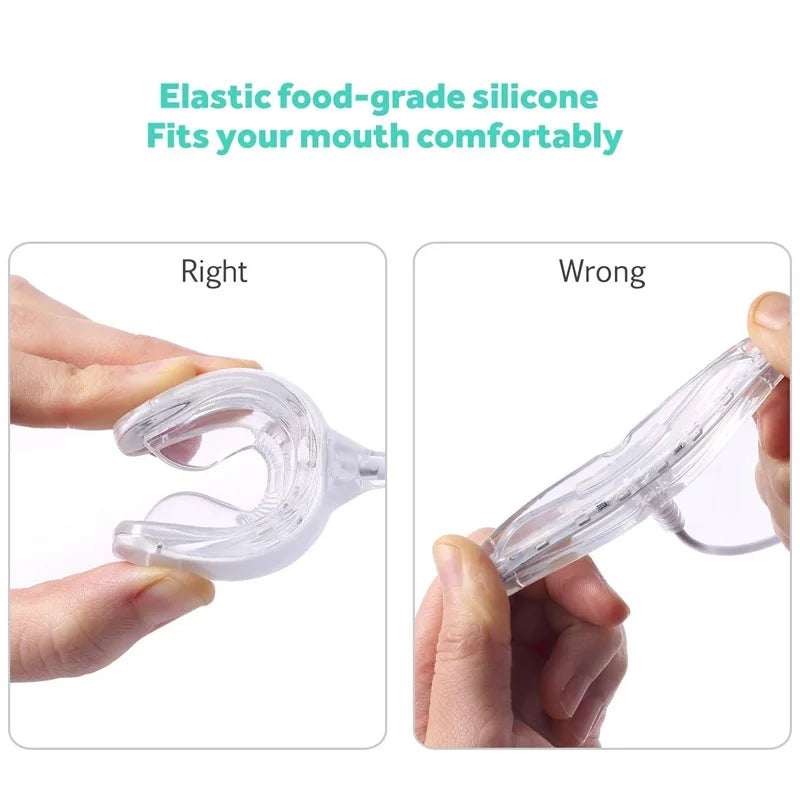 Teeth Whitening Accelerator – Smart LED Blue Light Portable Device with USB/iPhone/Android Charging