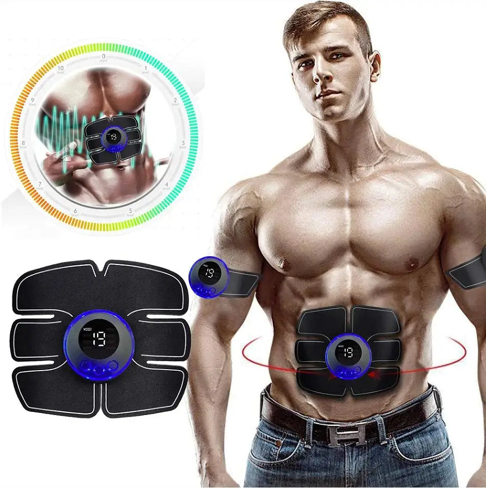 Abdominal Muscle Massager – USB Rechargeable ABS Fitness & Arm Training Patches