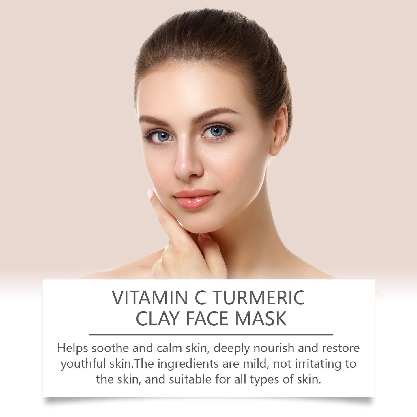 Vitamin C & Turmeric Exfoliating Facial Mask – Deep Cleansing & Pore-Improving Skincare