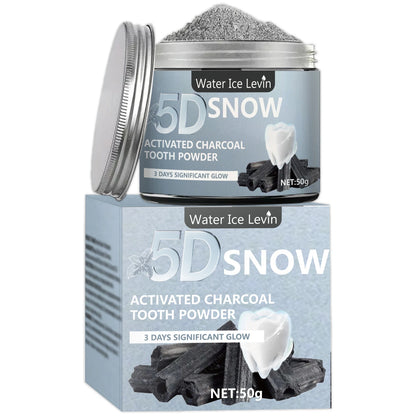 Bamboo Charcoal Tooth Whitening Powder – Natural Deep Cleaning & Fresh Breath for Men and Women