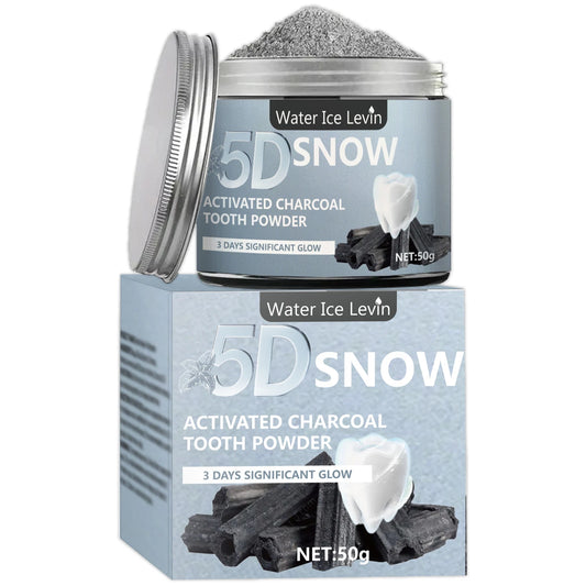 Bamboo Charcoal Tooth Whitening Powder – Natural Deep Cleaning & Fresh Breath for Men and Women