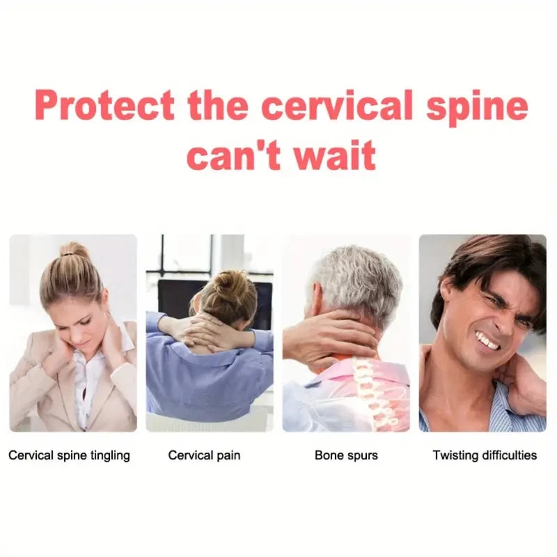 Self-Heating Magnetic Neck Support Brace – Portable Cervical Pillow with Heat Therapy