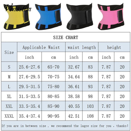 Vensslim Women’s Sauna Sweat Belt – Waist Trainer & Abdomen Slimming Body Shaper