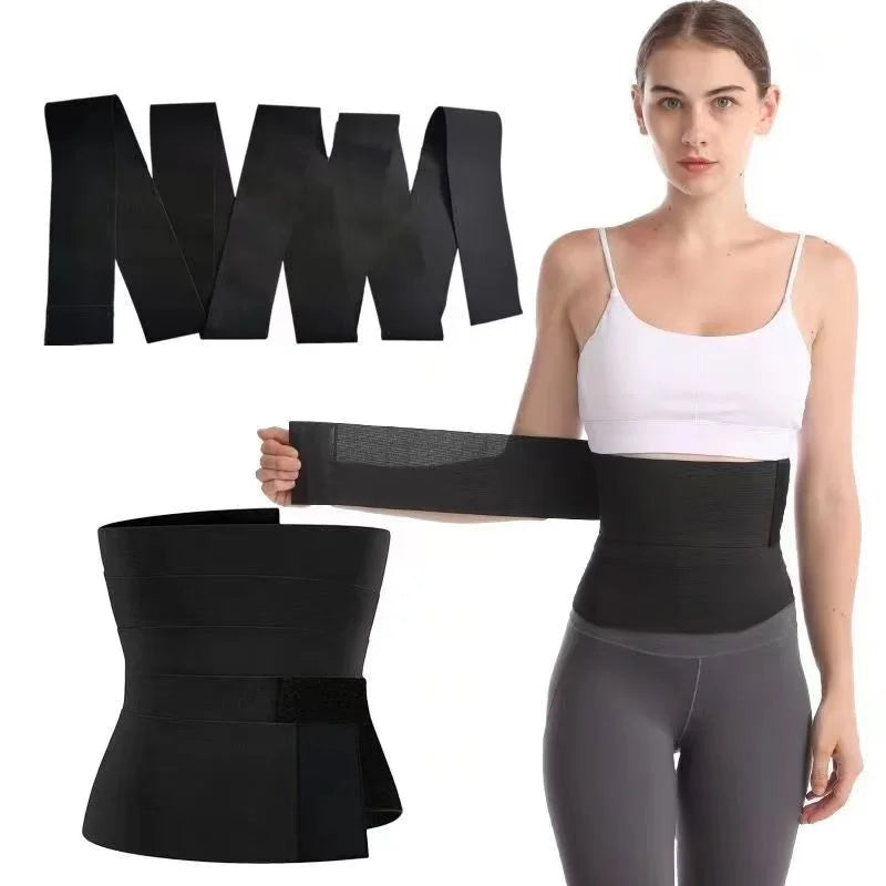 Waist Trainer Fitness Band – Slimming Abdominal Wrap for Yoga & Exercise