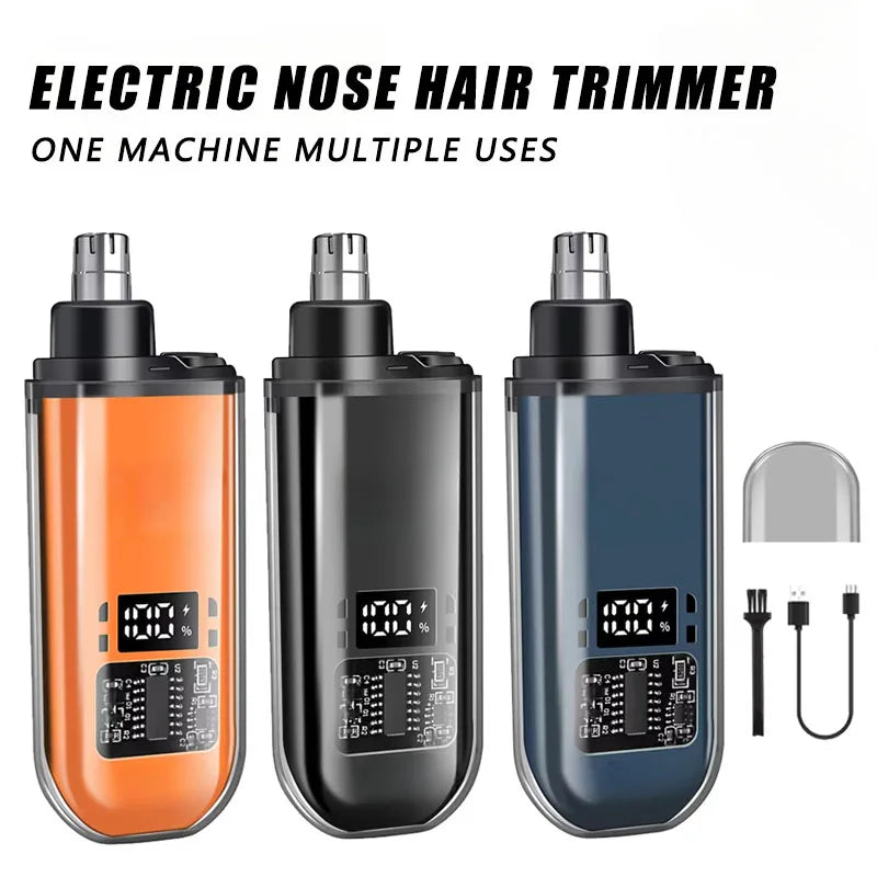 Electric Nose Hair Trimmer – Rechargeable Washable Personal Care Clipper