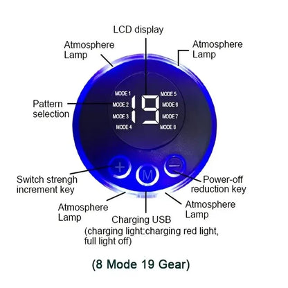 Abdominal Muscle Massager – USB Rechargeable ABS Fitness & Arm Training Patches