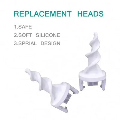 Ear Wax Remover Tool – Silicone Ear Cleaner with 16 Replacement Tips