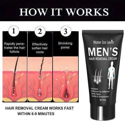 Hair Removal Cream 60g – Painless, Quick & Smooth for Men and Women
