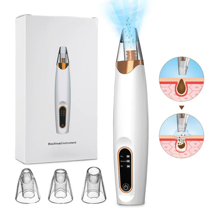 3-Mode Blackhead Remover – Face Vacuum & Dead Skin Cleansing Beauty Machine