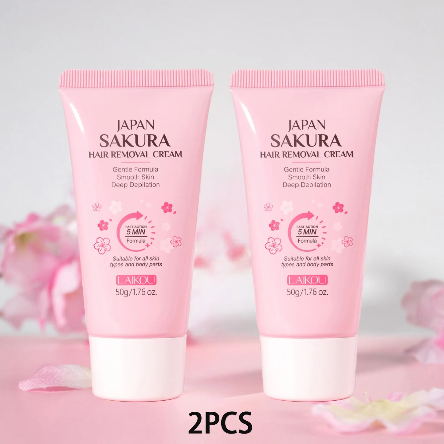 LAIKOU Hair Removal Cream – Painless Epilator for Intimate Areas, Men & Women, 50g