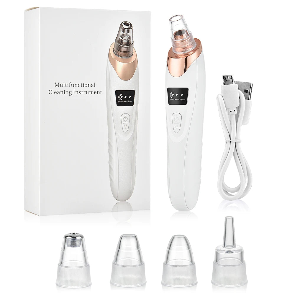 3-Mode Blackhead Remover – Face Vacuum & Dead Skin Cleansing Beauty Machine