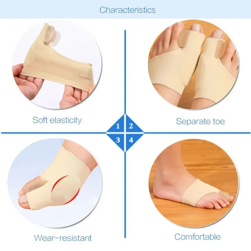 Toe Separator & Bunion Corrector – Hallux Valgus Orthotic Straightener