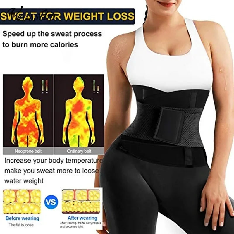 Vensslim Women’s Sauna Sweat Belt – Waist Trainer & Abdomen Slimming Body Shaper