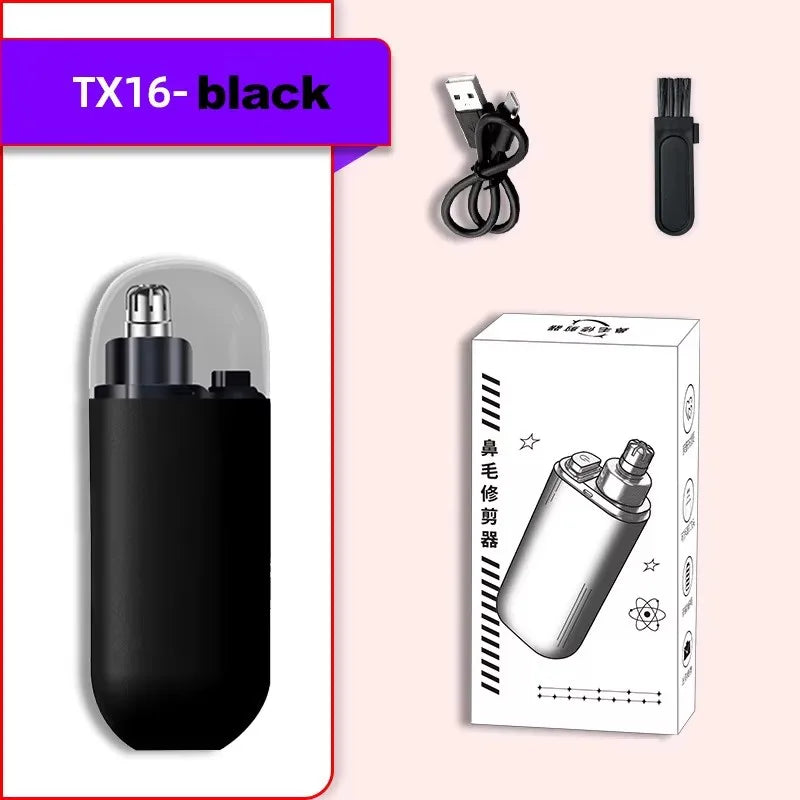 Electric Nose Hair Trimmer – Rechargeable Washable Personal Care Clipper