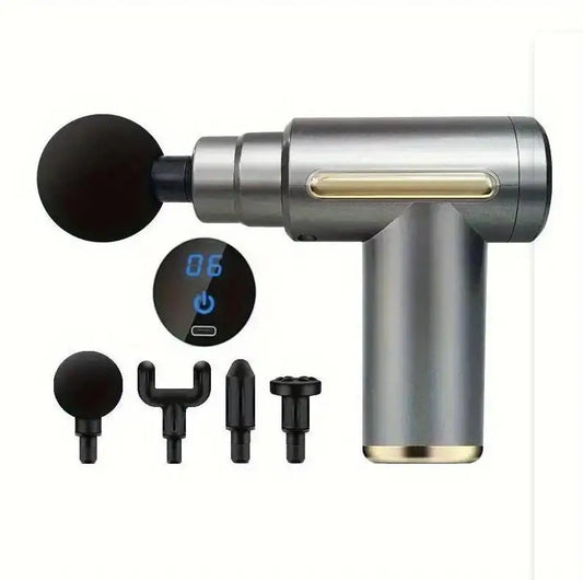 Mini Muscle Massage Gun – Portable Deep Handheld Percussion Massager for Body, Back & Neck