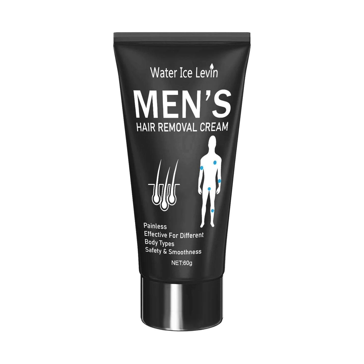 Hair Removal Cream 60g – Painless, Quick & Smooth for Men and Women
