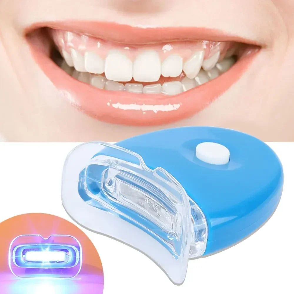 Teeth Whitening Lamp – Mini LED Blue Light for Teeth Bleaching & Dental Whitening